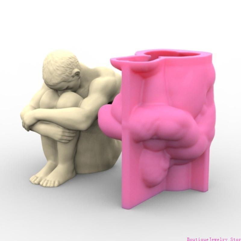 Body Jewelry Jewelry Box - E1PE Saksı Silikon Kalıp Beton Etli