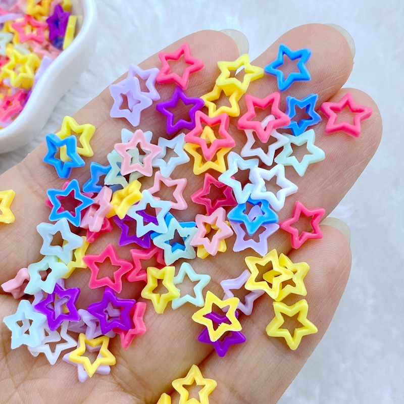 Star Flat Back - 100 Adet Yeni Sevimli Mini 8mm