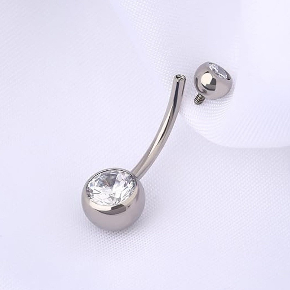 Body Jewelry Belly Button Rings - Yüksek Kaliteli Titanyum Malzeme Göbek Piercingleri