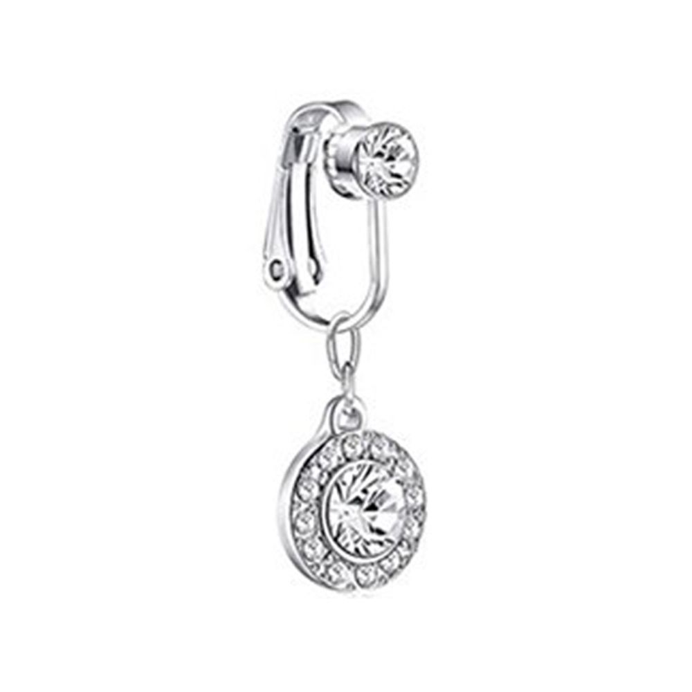 Body Jewelry Belly Button Rings - Kelebek Klipsli Küpeler Deliksiz Göbek Piercingi