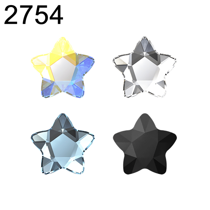 Star Flat Back - Hakiki 2754 Yıldız Çiçek Düz Geri