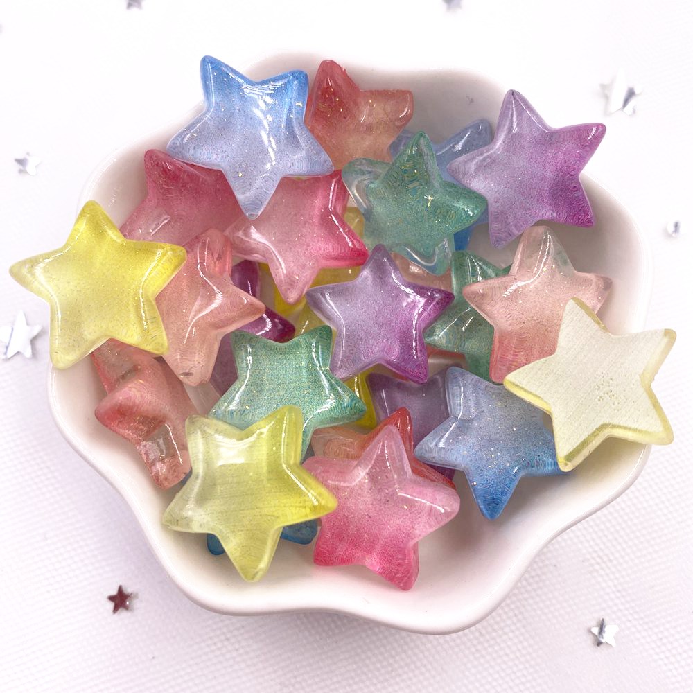 Glitter Reçine Şeffaf Şeker Re - Star Flat Back incelemesi ve fiyatı