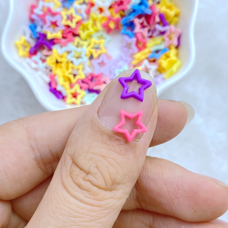 100 Adet Yeni Sevimli Mini 8mm - Star Flat Back incelemesi ve fiyatı
