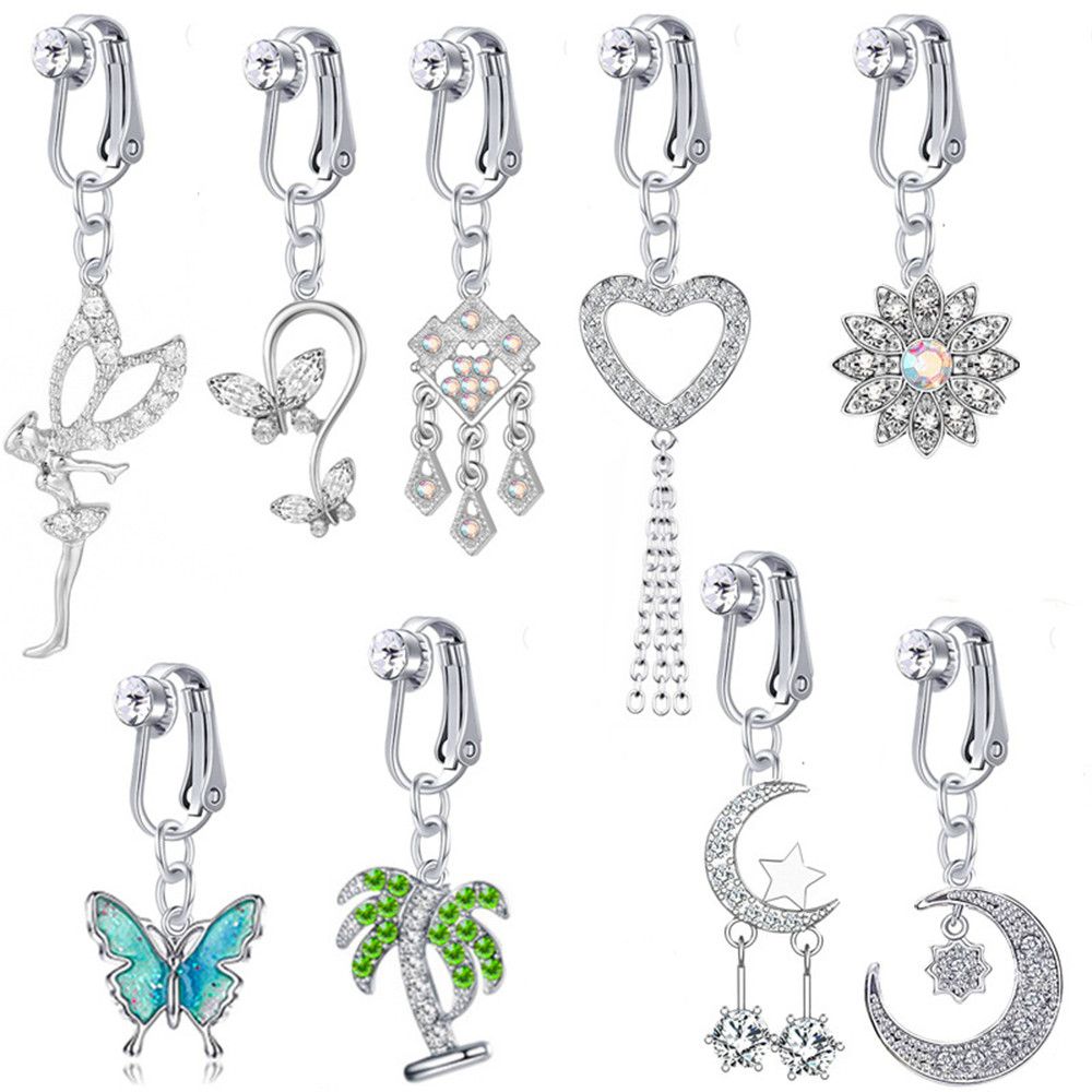 Sahte sahte göbek kelebek saht - Body Jewelry Belly Button Rings incelemesi ve fiyatı