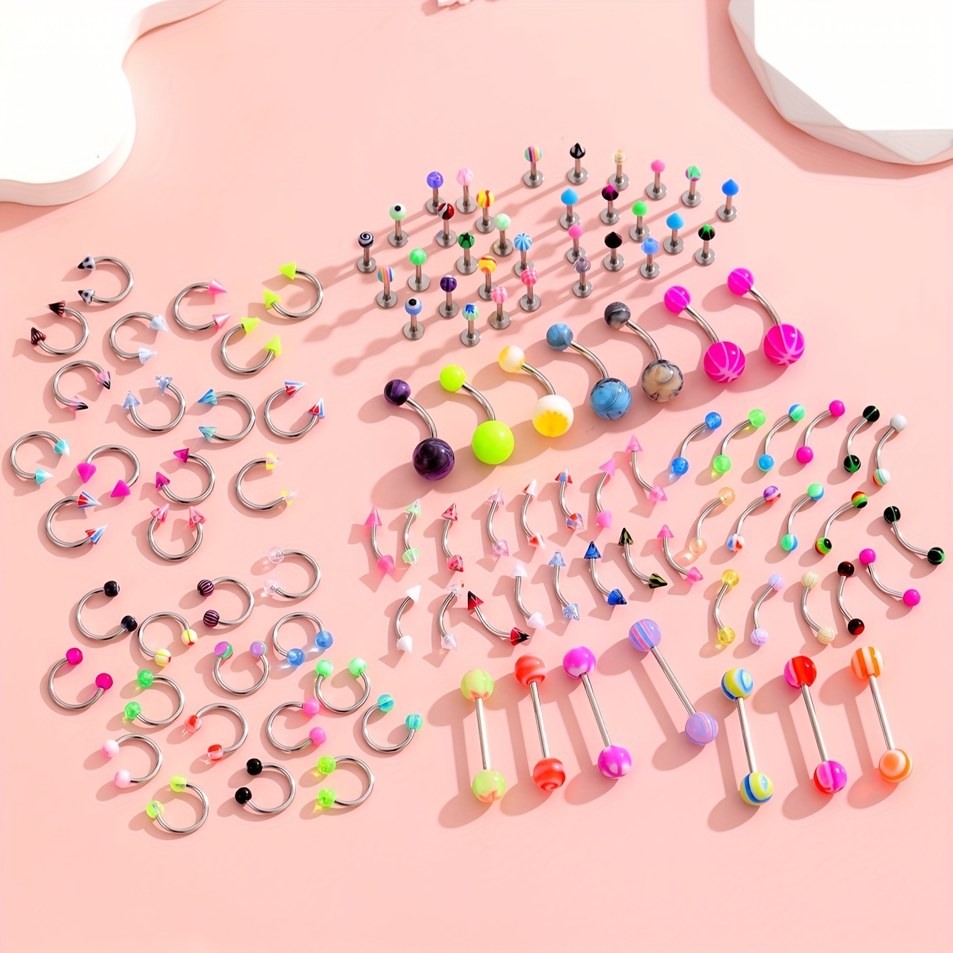 45/80/110 adet Mix stilleri pa - Body Jewelry Jewelry Box incelemesi ve fiyatı