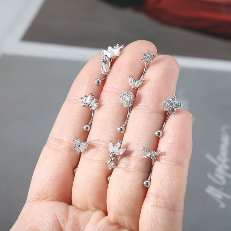 1 adet/lot Paslanmaz Çelik Kel - Eyebrow Curved Barbell incelemesi ve fiyatı
