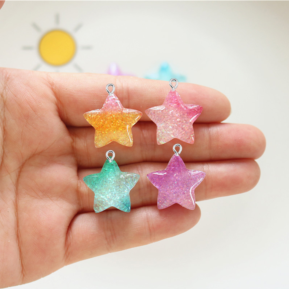 10 adet degrade yıldız serisi  - Star Flat Back incelemesi ve fiyatı