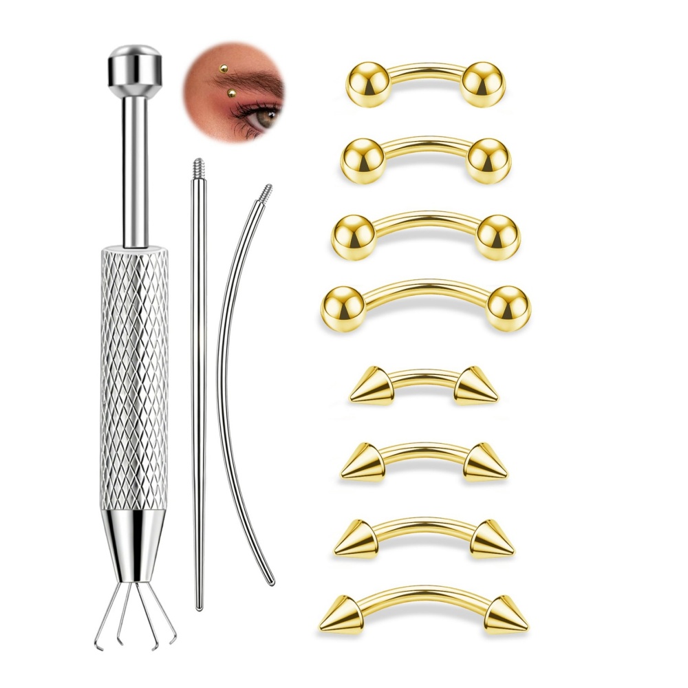 11 Parça 16G Kavisli Barbell P - Eyebrow Curved Barbell incelemesi ve fiyatı