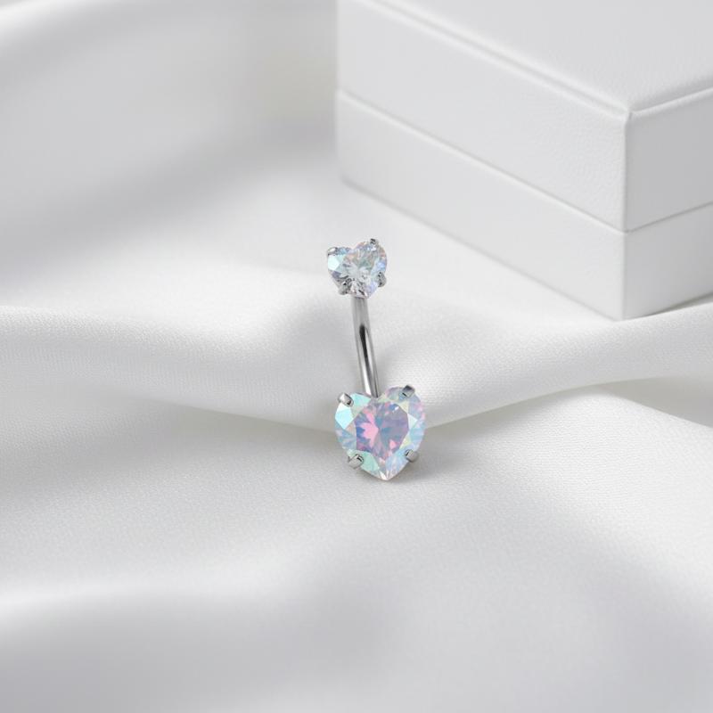 Paslanmaz Çelik Kristal Göbek  - Body Jewelry Belly Button Rings incelemesi ve fiyatı