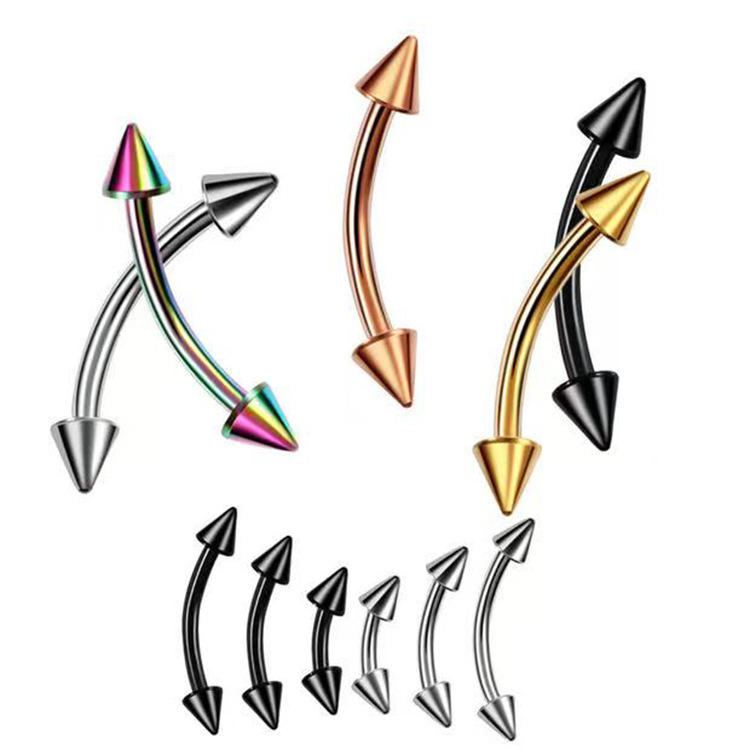 2 adet Titanyum Çelik Kaş Pier - Eyebrow Curved Barbell incelemesi ve fiyatı