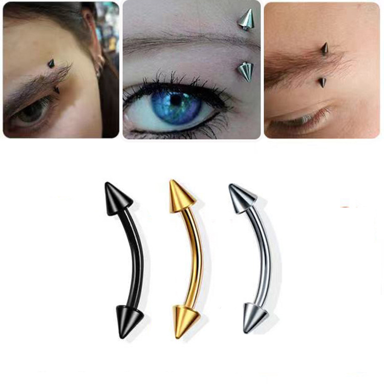 2 adet Titanyum Çelik Kaş Pier - Eyebrow Curved Barbell incelemesi ve fiyatı
