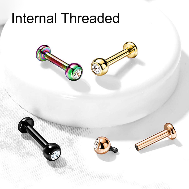 16G Cerrahi Çelik Toplu CZ Dud - Body Jewelry Labret incelemesi ve fiyatı