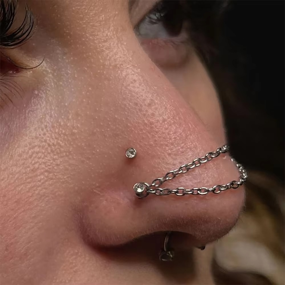 Moda Titanyum Burun Zinciri Çi - Body Jewelry Labret incelemesi ve fiyatı