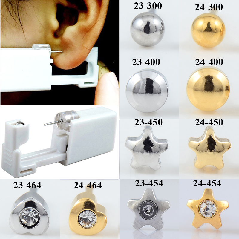 24 adet/kutu hiçbir ağrı kulak - Body Jewelry Jewelry Box incelemesi ve fiyatı