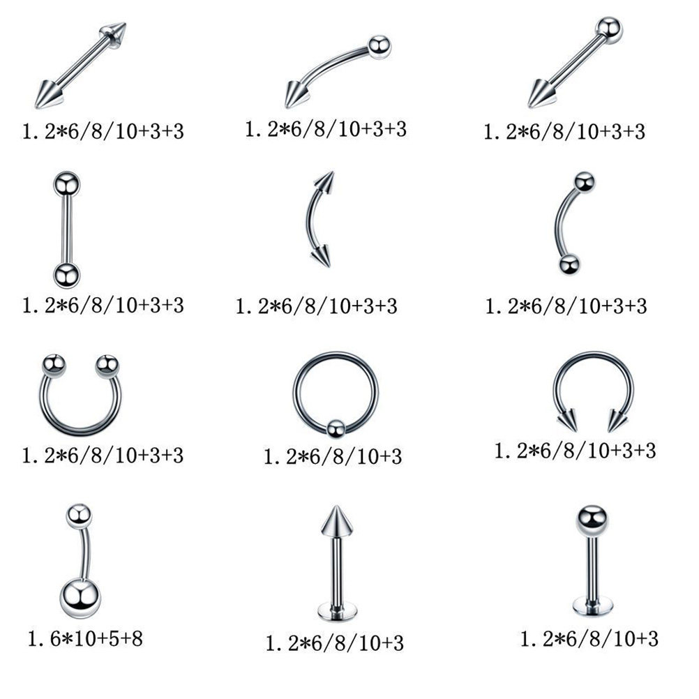 60 Parça Paslanmaz Çelik Burun - Body Jewelry Ideas incelemesi ve fiyatı