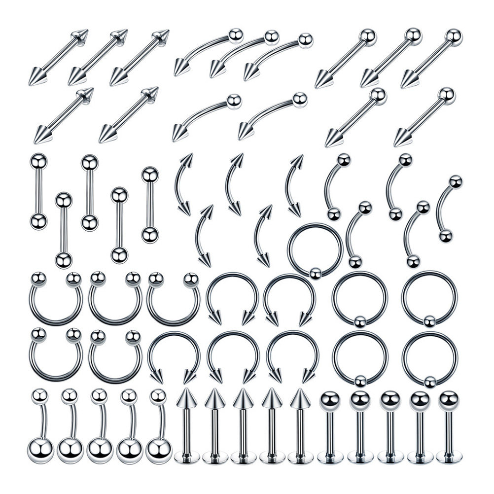 60 Parça Paslanmaz Çelik Burun - Body Jewelry Ideas incelemesi ve fiyatı