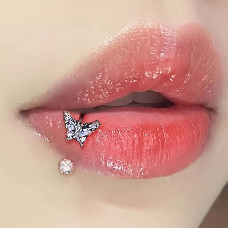 ASTM F136 Titanyum Kelebek Dud - Body Jewelry Labret incelemesi ve fiyatı
