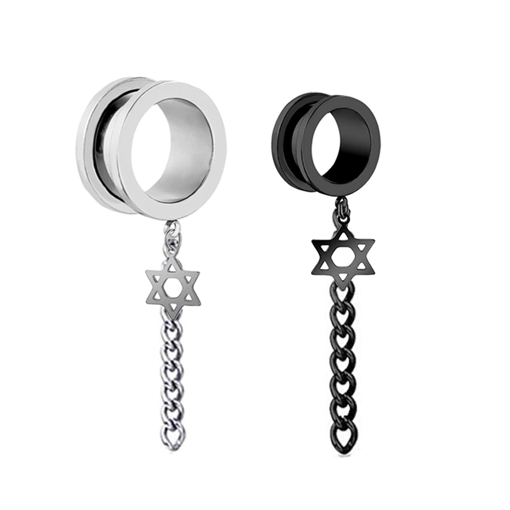 1 çift Paslanmaz Çelik Kulak T - Body Jewelry Ear Gauges incelemesi ve fiyatı